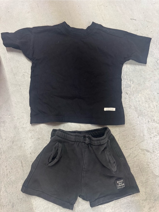 Zara Other - Kids Black Shorts and T-shirt